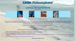 Desktop Screenshot of littlephilosophers.com